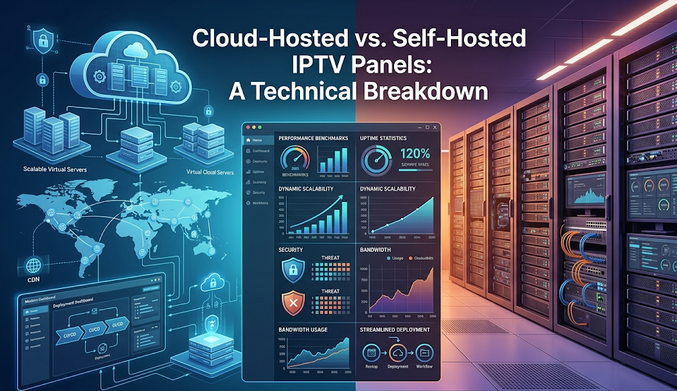 Cloud-Hosted vs. Self-Hosted IPTV Panels: A Technical Breakdown