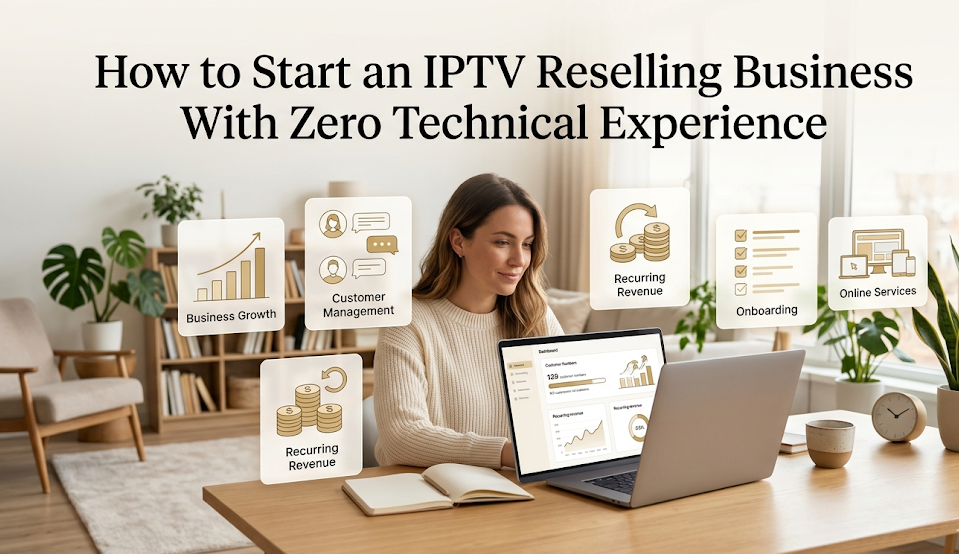 How to Start an IPTV Reselling Business With Zero Technical Experience